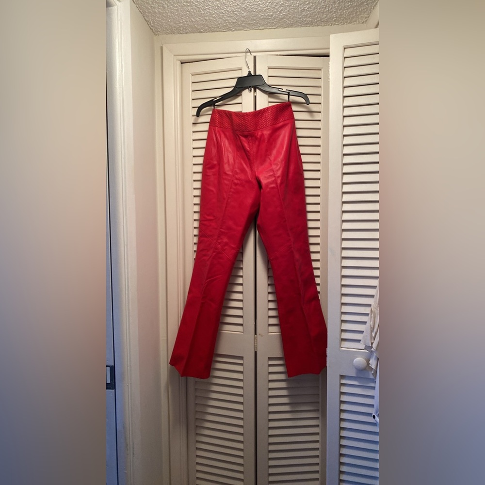 Leather pants size 6 Margaret Godfrey